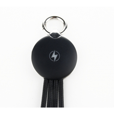 Logo trade business gift photo of: 3in1 cable with enlighted logo for engraving, RXD-368