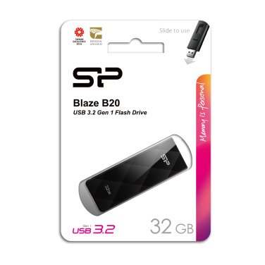 Logotrade promotional merchandise image of: Pendrive Silicon Power B20 USB 3.0