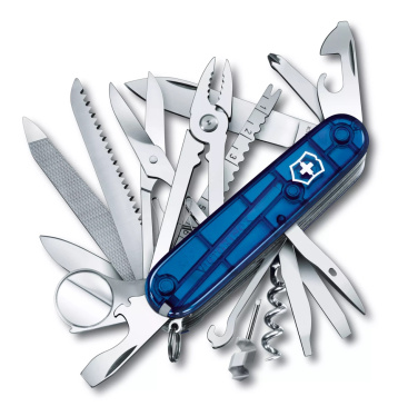 Logo trade advertising products picture of: Pocket knife SwissChamptransparent Victorinox