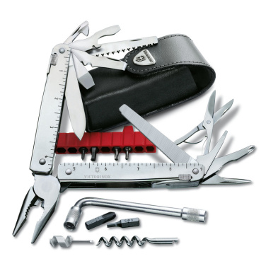 Logo trade promotional item photo of: SwissTool Plus - 41 tools Victorinox