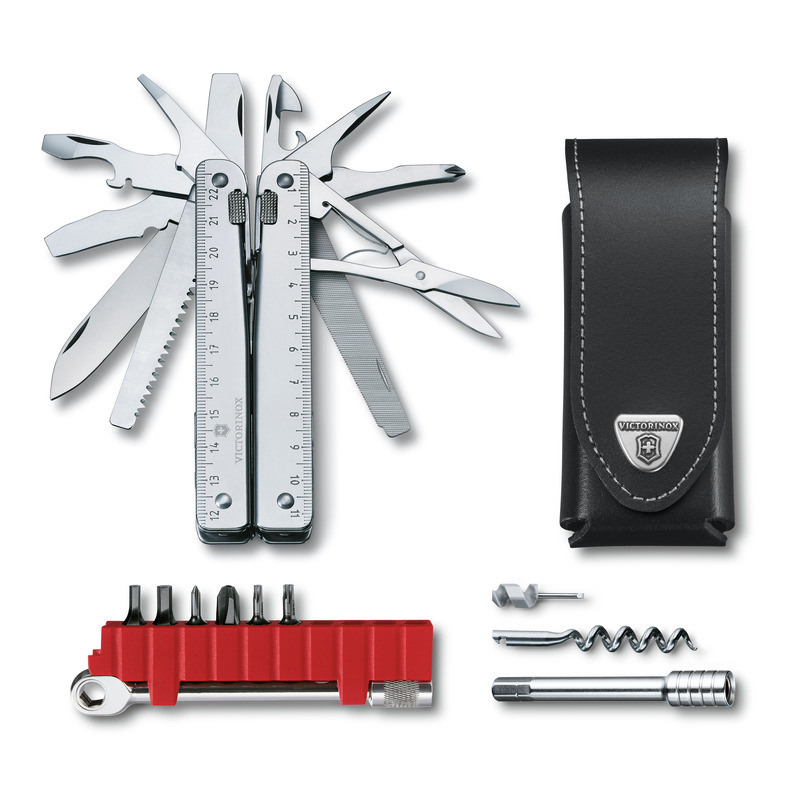 Logo trade promotional gifts picture of: SwissTool Plus - 39 tools Victorinox