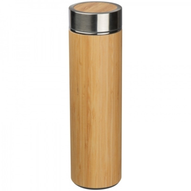 Logo trade promotional products image of: Stainless steel bottle VALDEMORO 550 ml