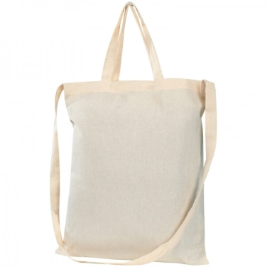 Logo trade promotional gift photo of: Cotton bag with 3 handles NORDKOOG