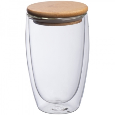 Logotrade promotional item picture of: Double-walled glass ZAKOPANE 500 ml