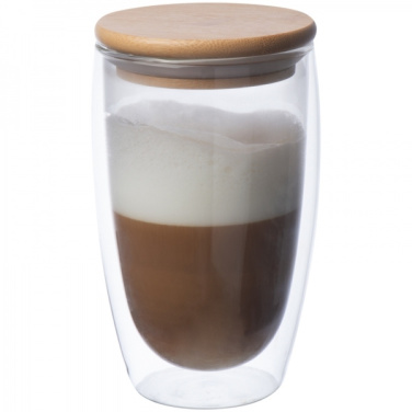 Logo trade promotional merchandise photo of: Double-walled glass ZAKOPANE 500 ml