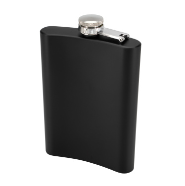 Logo trade advertising products picture of: Hip flask OLYMPOS Schwarzwolf