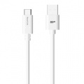 Data transfer cable LK10 Type - C Quick Charge 3.0, white