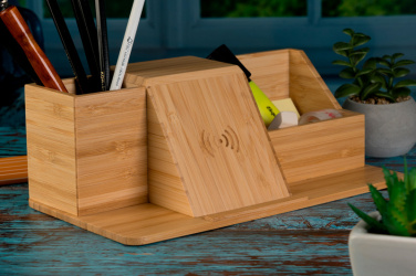 Logo trade promotional giveaway photo of: Desk organizer LUBLIN