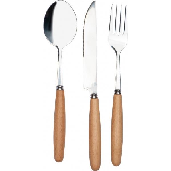 Logo trade promotional gifts image of: Cutlery set MARRAKESH