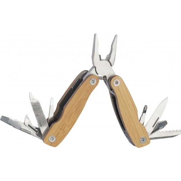 Logotrade business gift image of: Multifunction tool bamboo LEEDS