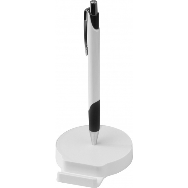 Logotrade promotional item image of: Mobile phone holder with metal ballpen REGINA