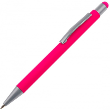 Logo trade corporate gift photo of: Metal ballpen touch pen soft touch SALT LAKE CITY