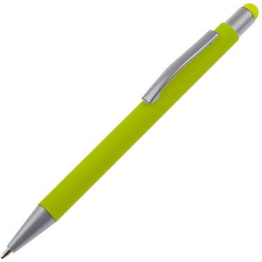 Logo trade promotional gift photo of: Metal ballpen touch pen soft touch SALT LAKE CITY