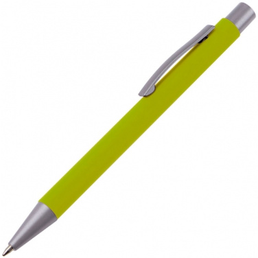 Logotrade promotional item picture of: Metal ballpen soft touch ABU DHABI