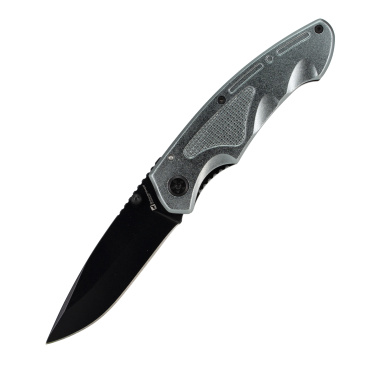 Logo trade promotional merchandise picture of: Pocket knife MATRIX Schwarzwolf