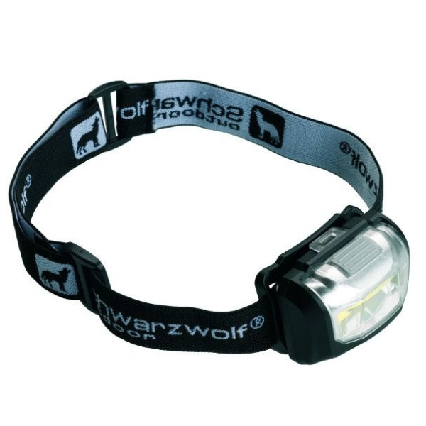 Logo trade promotional giveaway photo of: Head lamp TRONADOR Schwarzwolf