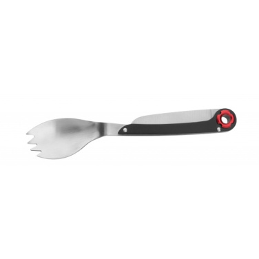 Logo trade corporate gift photo of: Multifunctional spoon LATEMAR Schwarzwolf