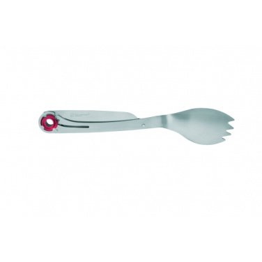 Logo trade promotional merchandise picture of: Multifunctional spoon LATEMAR Schwarzwolf