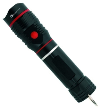 Logotrade promotional gift image of: Flashlight BIWA Schwarzwolf