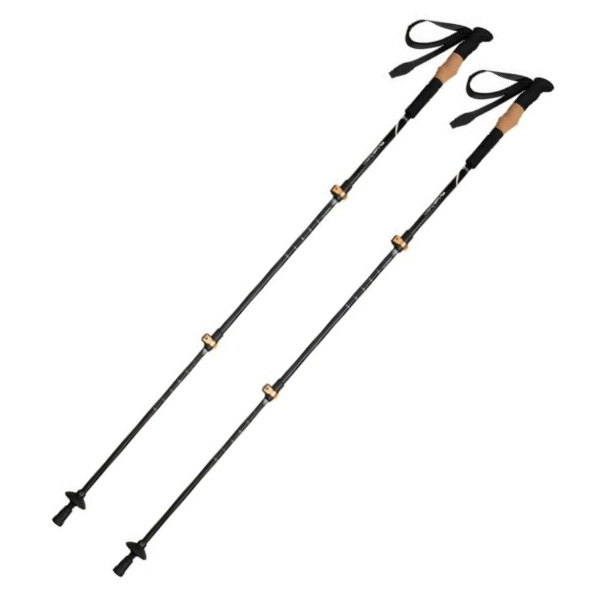 Logotrade promotional gift image of: Trekking poles DENALI Schwarzwolf