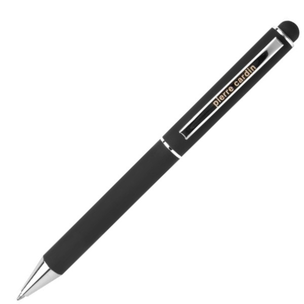 Logotrade promotional item image of: Metal ballpoint pen, touch pen, soft touch CLAUDIE Pierre Cardin