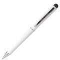 Metal ballpoint pen, touch pen, soft touch CLAUDIE Pierre Cardin, white