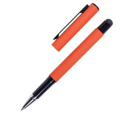 Logo trade promotional giveaways image of: Roller touch pen, soft touch CELEBRATION Pierre Cardin