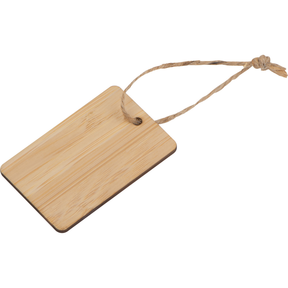 Logotrade promotional merchandise picture of: Bamboo Pendant SALAMANCA