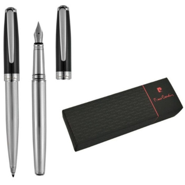 Logo trade promotional items picture of: Writing set ballpoint pen & fountain pen CHRISTOPHE Pierre Cardin