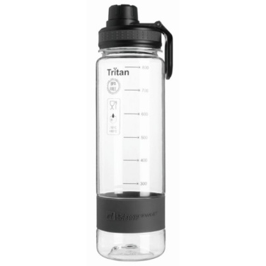 Logo trade promotional gifts image of: Drinking Bottle KIBO 800 ml Schwarzwolf