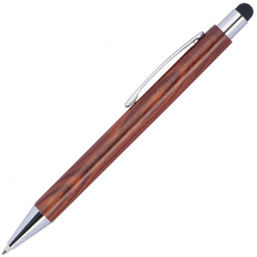 Logo trade corporate gift photo of: Wooden ballpen BILZEN