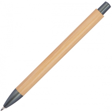 Logo trade promotional items image of: Bamboo ballpen BERINGEN