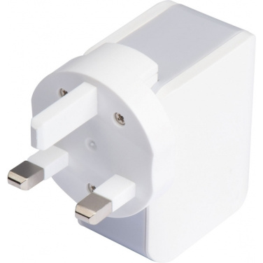 Logo trade promotional giveaways picture of: Travel adapter ANTWERP