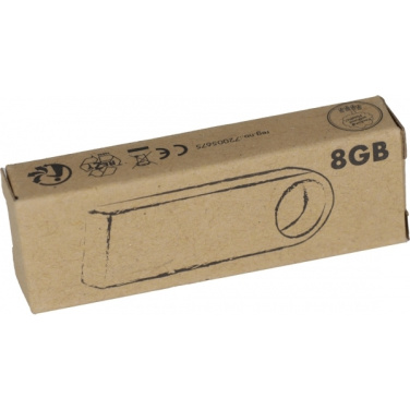 Logo trade promotional merchandise image of: USB stick 8GB LANDEN