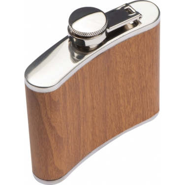 Logo trade corporate gifts image of: Hip flask HOOGSTRATEN 170 ml