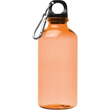 Logo trade promotional product photo of: Recycled PRT bottle MECHELEN 400 ml