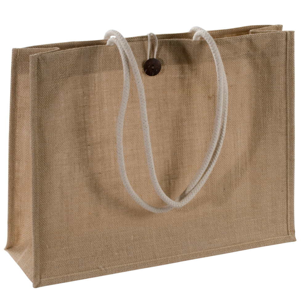 Logo trade promotional merchandise image of: Jute bag KASTAMONU