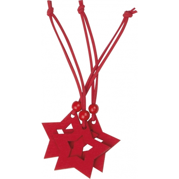 Logo trade advertising products image of: Star pendant set ESSEN