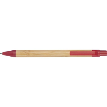 Logotrade promotional merchandise image of: Wheatstraw and bamboo ballpen HALLE