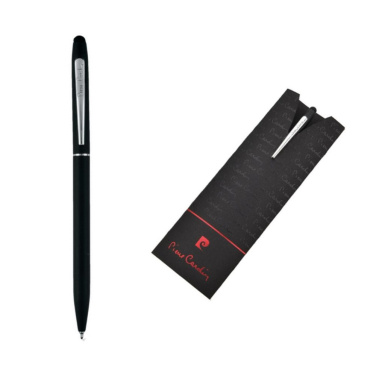 Logo trade promotional items image of: Metal ballpoint pen touch pen ADELINE Pierre Cardin