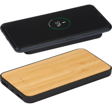 Logo trade promotional products picture of: Wireless charger and powerbank 8000 mAh MILAN