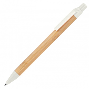 Logo trade advertising products image of: Wheatstraw and bamboo ballpen HALLE