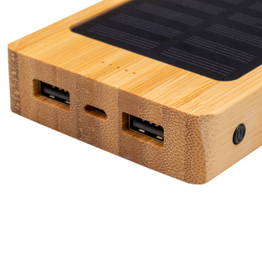 Logotrade corporate gift picture of: Bamboo power bank BAKERSFIELD