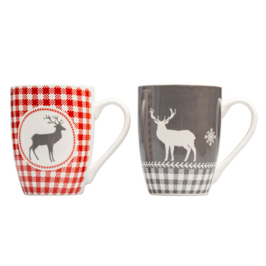 Logo trade promotional item photo of: 2 Xmas mugs ANKARA