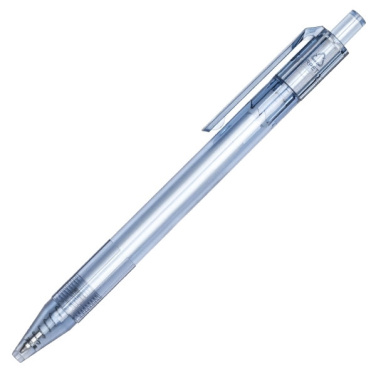 Logo trade corporate gifts image of: Transparent ballpen GLASGOW