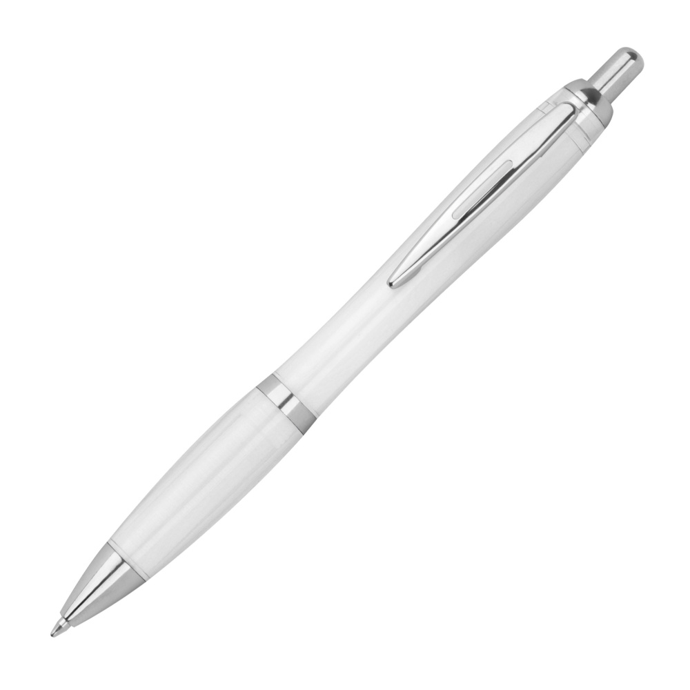 Logo trade promotional items picture of: Transparent ballpen ALKEN