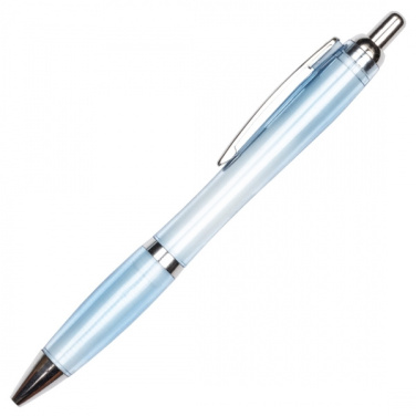 Logo trade promotional gift photo of: Transparent ballpen ALKEN