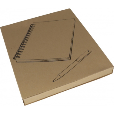 Logo trade promotional merchandise picture of: A5 notebook PISA