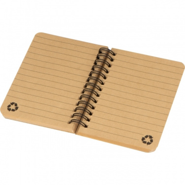 Logo trade promotional merchandise picture of: A6 notebook PHOENIX