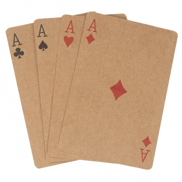 Logo trade promotional gifts image of: Playing cards NEW CASTLE